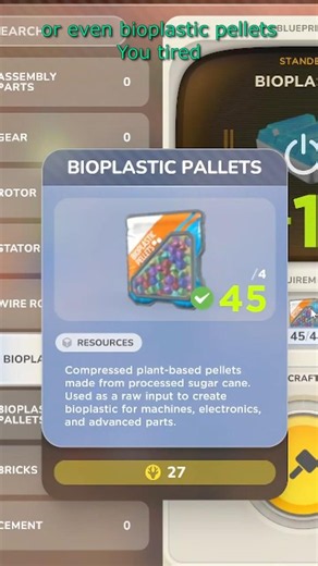 How to Get Unlimited Bioplastic in Autonomica 🌱 #autonomica #shorts