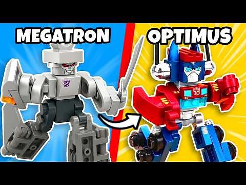 Building EVERY TRANSFORMERS AUTOBOT in LEGO...