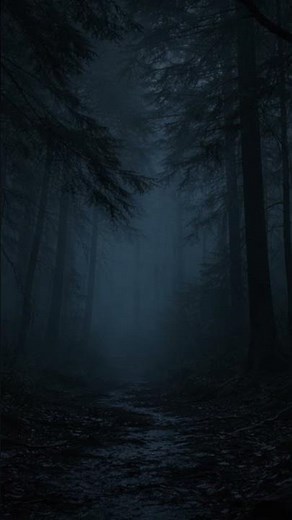 🌲 Horror Forest at Night 🌙 | Creepy Wind, Distant Whispers & Dark Woods Ambience