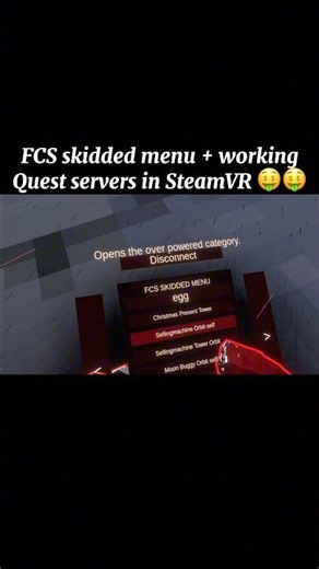 FCS skidded menu🤑✌️ #animalcompany #animalcompanyvr #mods #gtag #gorillatag #oculus #metaquest
