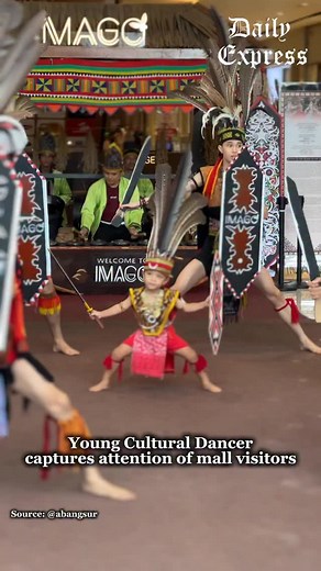 Young Cultural Dancer captures attention of mall visitors | Daily Express Malaysia