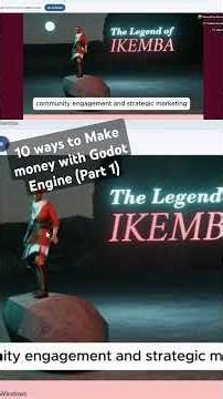 10 ways to Make money with Godot Engine (Part 1) #godot #gamedev #3dgamedevelopment