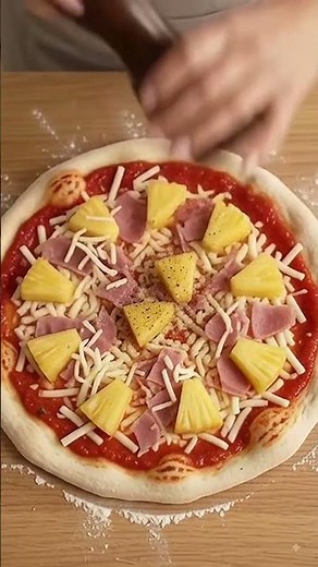 Sweet, Smoky & Cheesy — This Hawaiian Pizza Is INSANE! 🍍🍕🔥#hawaiianpizza