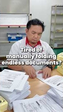 Still folding documents by hand? Say goodbye to manual folding with the RICOH Multi Folding Unit!