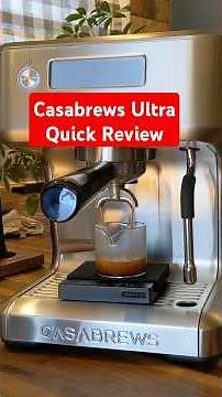 Casabrews Ultra Espresso Machine Quick Review