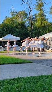 Group Routine 🩰 | Swan Lake on the Lake | Lake Erie Ballet Company #balletdancers