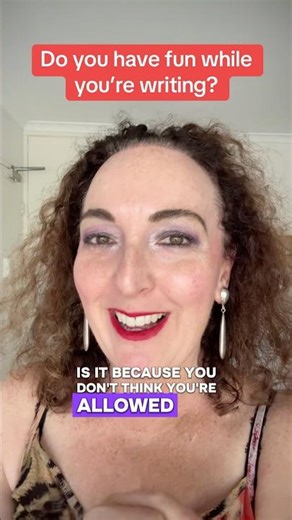 You’re allowed to have fun when you write! #writingskills #writingadvice