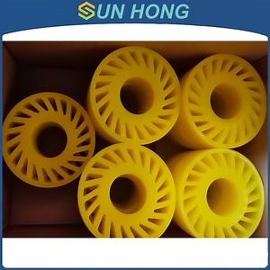 [Hot Item] Good Harness PU Sun Wheel Polyurethane Crush Wheels
