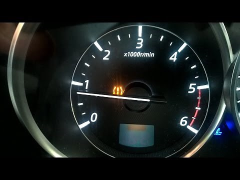 How to reset the tyre pressure warning light TPMS in a Mazda 6 2013-2018