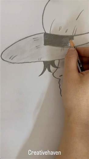 Easy luffy drawing tutorial for anime lovers #youtubeshorts #drawingtutorials #shorts #howtodraw