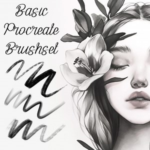 Basic Brush Set for Procreate Drawing Set - Etsy