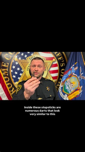 BroomeSheriff on Instagram: "Behind the Badge: Stop-sticks Help End Pursuits Sheriff Akshar, Captain Harting and Deputy Waibel provide a closer look at how a Stop-stick was used to safely end a high-speed pursuit during which fleeing suspects threw random objects out the window at patrols while unsuccessfully attempting to escape. #communityfirst #behindthebadge #police"