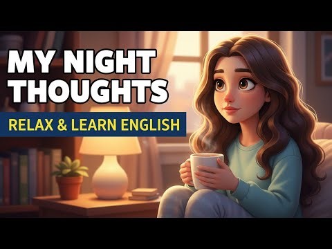 My Evening Thoughts 🌙 | A Calm English Story to Relax & Improve Your English