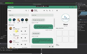 C# WPF UI Chat App UI Part - 3