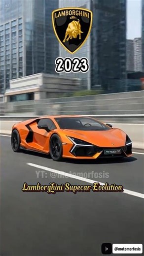 Lamborghini Supercars Evolution (AI Transformation)