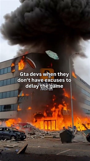 Explosion at rockstar North #rockstargames #gta ￼