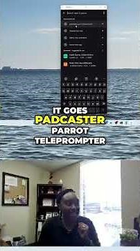 Free Teleprompter App Padcaster Parrot Review! #shorts