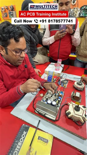 Rajkumar Kushwaha on Instagram: "AC PCB Repairing Course | Multitech Institute UVW Motor aur IPM (Intelligent Power Module) Call/Whatsapp - 8178577741 AC PCB Repairing Course ki live class me students ko detail me samjhaya gaya ki UVW Motor aur IPM (Intelligent Power Module) ka relation kya hota hai aur ye dono milkar kaise kaam karte hain. AC Repairing Course | AC Repairing Institute | AC PCB Repairing Course | AC PCB Repairing Institute | Multitech Institute | UVW | BLDC Motor | AC Repairing C