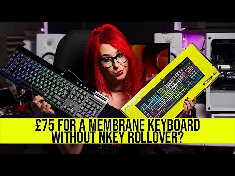 Corsair K55 RGB PRO XT - with membrane keys for £75!