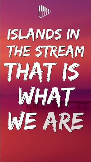 Dolly Parton, Kenny Rogers - Islands In The Stream Lyrics 🎵