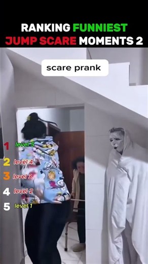 Ranking Funniest Jump Scare Moments 2💀 #usa #funny #funnyvideo #ranking #jumpscare
