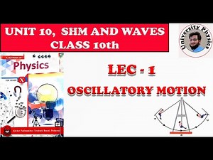 Oscillatory motion | Oscillatory motion and its terminologies | time period | frequency | amplitude