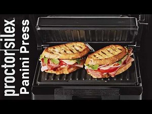 Proctor Silex-Panini Press Sandwich Maker And Electric Indoor Grill | Proctor Silex-Panini Press