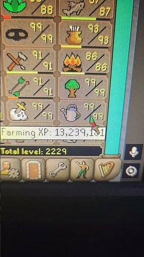 99 FARM #osrs #runescape #rsmobile #mmorpg #streamer #twitch #ipad #slayer #clog #live #money #beach