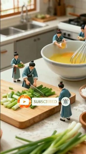 Tiny Chefs👩‍🍳👀 Cooking Giant Vegetables Mini Village Cartoon#HappyKidsTV #KidsCartoon #MiniCooking