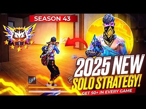 🎯🔥Brand New Solo rank push tips and tricks 2025 |Win every br rank|How to push rank in free fire