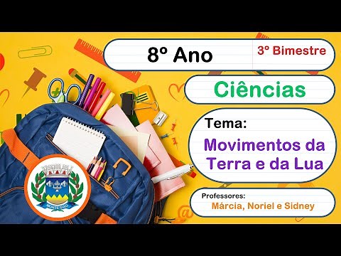 8º Ano - Movimentos da Terra e da Lua