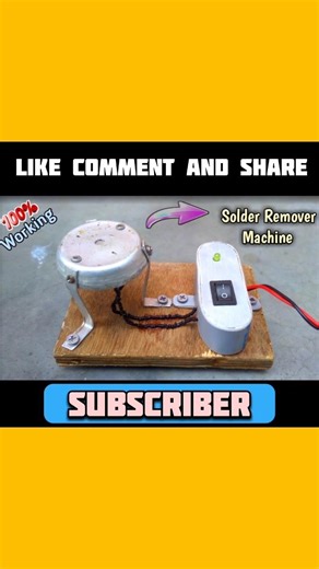 how to make a soldring remover machine at home #homeprojects #diyelectronics