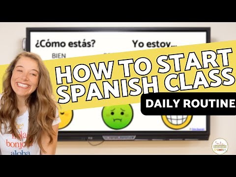 Start of Class Routine for Spanish Class | Beginning of Spanish Class Routine