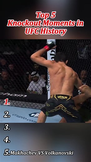 Top 5 Knockout Moments in UFC History