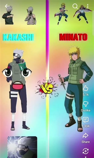 Minato VS Kakashi