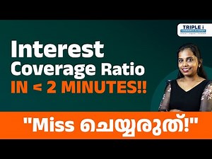Interest Coverage Ratio in LESS than 2 Minutes! | Simplified by Ms. Reshma