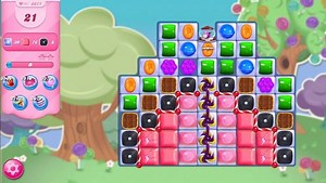 Tips and Walkthrough: Candy Crush Level 6677