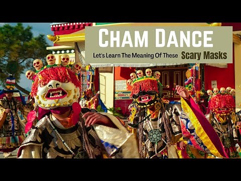 Cham/ Mask Dance Story In Tibetan Buddhism | Meet The Evil Inside Us | Monastery In Shimla, Himachal