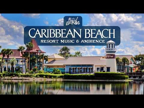 Disney's Caribbean Beach Resort – Music & Ambience | Relax, Study, Sleep DVC 🌴