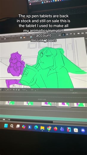 Drawing tablet I use for my animatics #genshinimpact #genshin #tighnari #sumeru