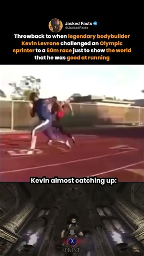 Throwback to when legendary bodybuilder Kevin Levrone challenged an Olympic sprinter