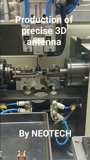 How are the 3D antennas produced? See the process at #NEOTECH #madeinpoland #factory #machine