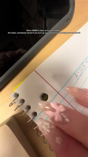 Funny ASMR Moment in Class: Caught on Video
