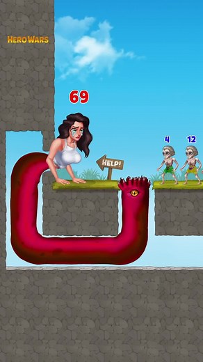 Explore the Snake Lady in Hero Wars Mobile Game