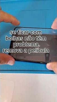 COMO TROCAR PELÍCULA DO SEU CELULAR EM 1 MIN
