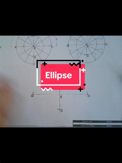 Ellipse... Concentric Circle Method #EGD