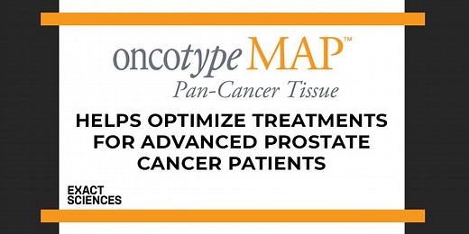 Our Precision Oncology team is focused on delivering life-changing answers in cancer diagnostics, so patients and health care providers have the information needed to inform improved outcomes. This is especially true with our Oncotype MAP Pan-Cancer Tissue test, which delivers rapid, comprehensive genomic profiling to aid therapy selection for patients with late stage or metastatic cancer. Learn more about the test and how it helps optimize treatments for advanced prostate cancer patients: https