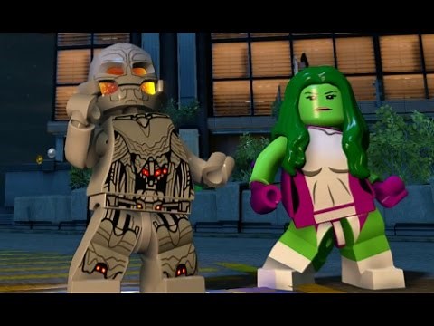 LEGO Marvel's Avengers - S.H.I.E.L.D Base Hub Free Roam Gameplay