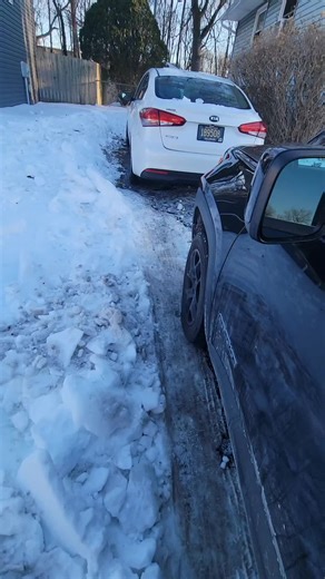 Hard snow ice #snow #snowice