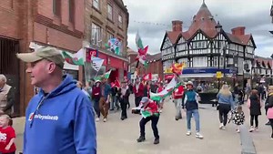 8.8K views · 285 reactions | Video of the All Under One Banner "March for Independence" in Wrexham town centre this lunchtime | Wrexham.com | Facebook